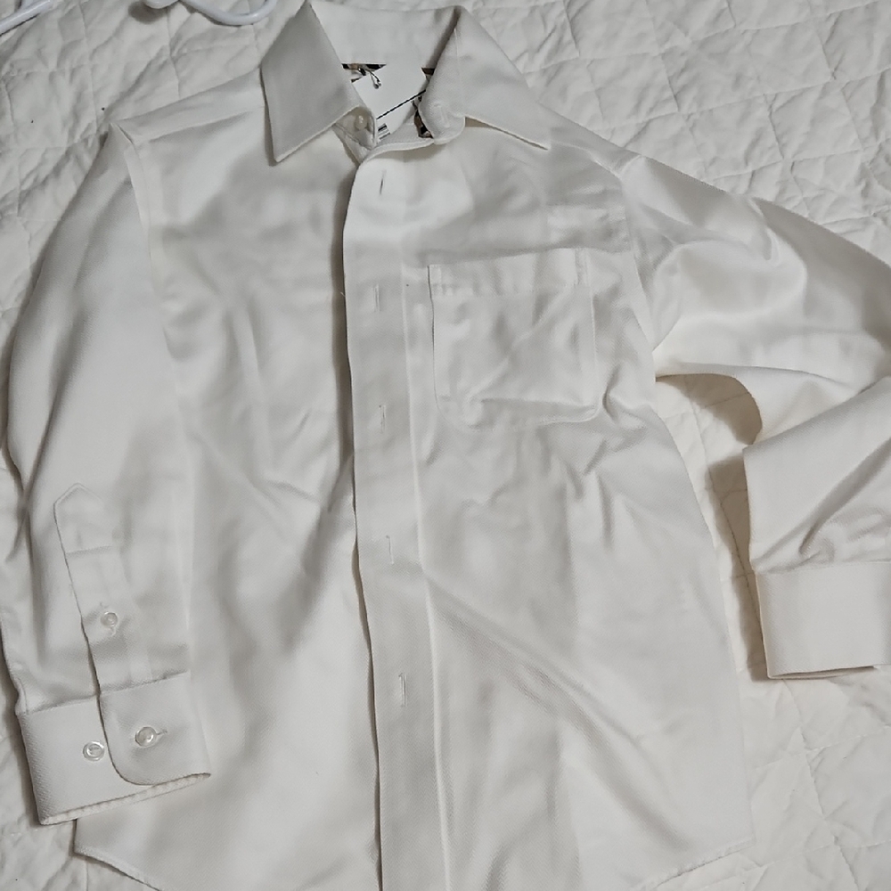 Elegant Kids' White Button-Down Shirt